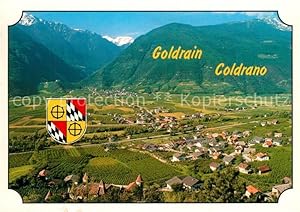 Postkarte Carte Postale 73590334 Goldrain Vinschgau Schloss Goldrain im Hintergrund Marteller Ber...
