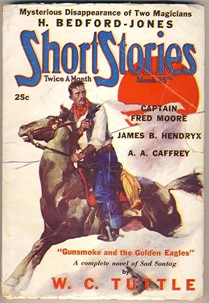 Imagen del vendedor de SHORT STORIES - March 25 1938 [ V162 #6 ] a la venta por Gene Zombolas