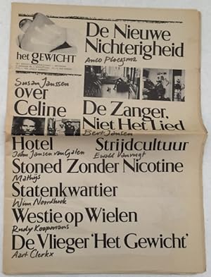 Het Gewicht. 2e jaargang No. 4, herfst 1977. [los nummer]