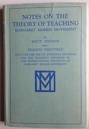 Notes on the theory of teaching Margaret Morris Movement.