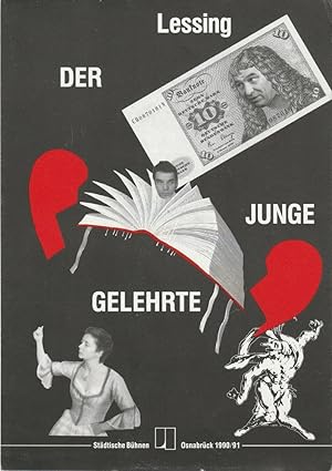 Image du vendeur pour Programmheft Lessing DER JUNGE GELEHRTE Premiere 31. Januar 1991 emma-theater Spielzeit 1990 / 91 Nr. 6 mis en vente par Programmhefte24 Schauspiel und Musiktheater der letzten 150 Jahre