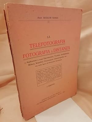 Seller image for TELEFOTOGRAFIA-FOTOGRAFIA A DISTANZA(1931) for sale by Invito alla Lettura