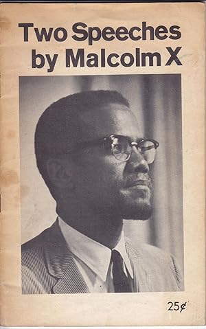 Image du vendeur pour Two Speeches by Malcolm X mis en vente par Libreria Tara