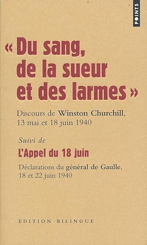 Image du vendeur pour Du sang, de la sueur et des larmes mis en vente par LIBRAIRIE GIL-ARTGIL SARL