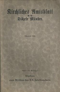 Immagine del venditore per Amtliche Beilage zum Kirchlichen Amtsblatt der Dizese Mnster. venduto da Antiquariat Axel Kurta