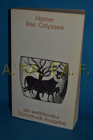 Seller image for Ilias, Odyssee. Homer. [In d. bertr. von Johann Heinrich Voss.] / dtv , 2101 : dtv-Weltliteratur : Dnndr.-Ausg. for sale by Antiquarische Fundgrube e.U.