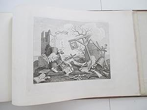 Imagen del vendedor de Hogarth's Kupferstiche in 62 Bltern. a la venta por Michael Steinbach Rare Books