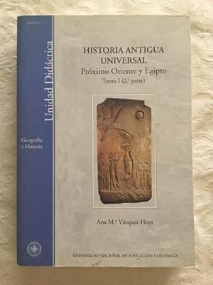 Imagen del vendedor de Historia Antigua Universal. Prximo Oriente y Egipto. Tomo I (2 Parte) a la venta por Libros Ambig