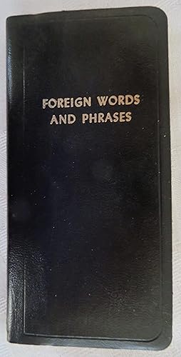 Dictionary of Foreign Words and Phrases (Vest -Pocket Library)