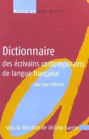 Dictionnaire des écrivains contemporains de langue française