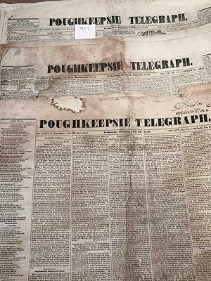 Poughkeepsie Telegraph (newspaper 3 issues 1835, 36, 39)