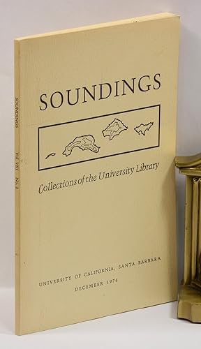 SOUNDINGS: Collections of the University Library