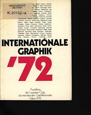 Bild des Verkufers fr Internationale Graphik 72: Ausstellung des Laureaten-Clubs der Internationalen Graphik-Biennalen, Krakau 1972. zum Verkauf von Antiquariat Bookfarm