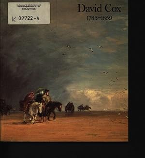 Bild des Verkufers fr David Cox, 1783-1859. zum Verkauf von Antiquariat Bookfarm