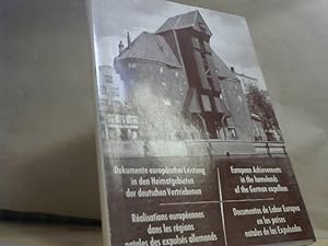 Bild des Verkufers fr Dokumente europischer Leistung in den Heimatgebieten der deutschen Vertriebenen. zum Verkauf von BuchKaffee Vividus e.K.