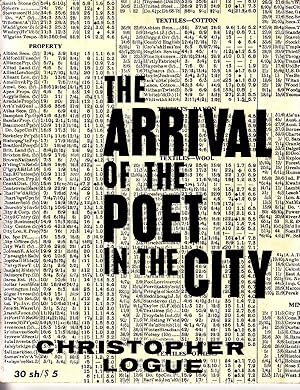 Imagen del vendedor de The Arrival of the Poet in the City a la venta por Badger Books