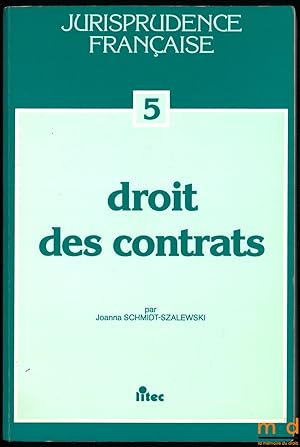 Image du vendeur pour DROIT DES CONTRATS, coll. Jurisprudence franaise 5 mis en vente par La Memoire du Droit