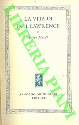 Imagen del vendedor de La vita di D.H. Lawrence. a la venta por Libreria Piani