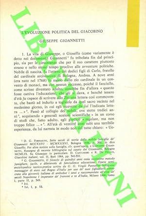 L'evoluzione politica del giacobino Giuseppe Gioannetti.