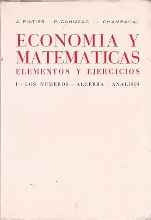 Imagen del vendedor de Economa y Matemticas. Elementos y ejercicios a la venta por Librera Cajn Desastre