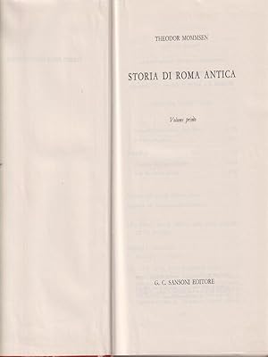 Immagine del venditore per Storia di Roma antica. Volume primo venduto da Librodifaccia