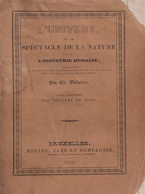 Bild des Verkufers fr L'univers ou le spectacle de la nature vol. 1 zum Verkauf von Librodifaccia