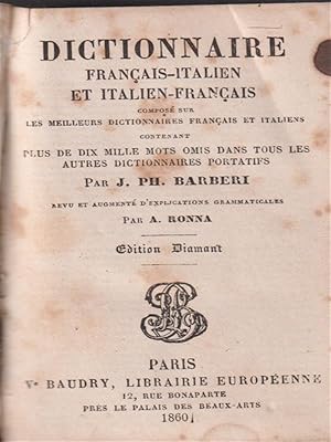 Imagen del vendedor de Dictionnaire francais-italien a la venta por Librodifaccia