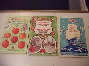 Nova Scotia Fruit Growers' Association Annual Booklet [7 volumes from the 1930s]