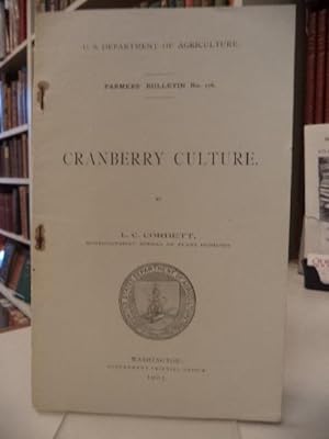 Cranberry Culture [U.S. Department of Agriculture; Farmers' Bulletin No. 176]