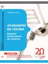 Ayudantes de Cocina Hospital Universitario de Canarias. Temario Vol. I.