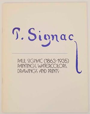 Bild des Verkufers fr Paul Signac (1863-1935) Paintings, Watercolors, Drawings and Prints Robert Lehman Collection Drawings Galleries zum Verkauf von Jeff Hirsch Books, ABAA