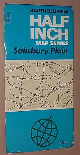 Salisbury Plain. Bartholomew Half Inch Map Series. Great Britain Sheet 8