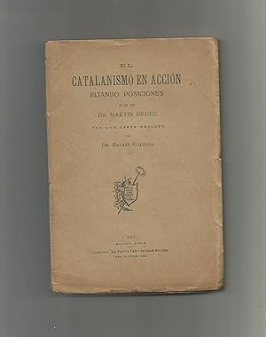 Immagine del venditore per El catalanismo en accin fijando posiciones. venduto da Librera El Crabo