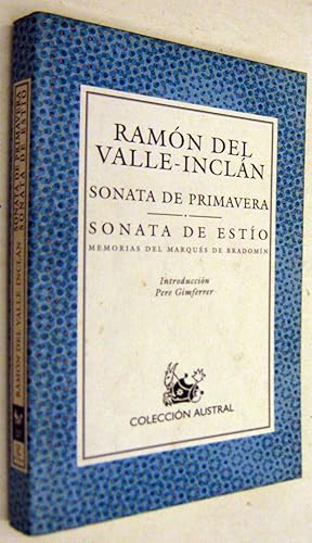 Imagen del vendedor de SONATA DE PRIMAVERA - SONATA DE ESTIO a la venta por UNIO11 IMPORT S.L.