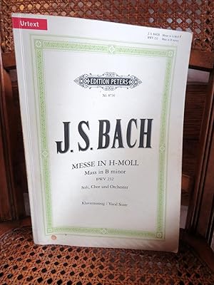 Bild des Verkufers fr Messe in h-Moll fr Soli, Chor und Orchester. BWV 232. Neue Ausgabe. Nach den Quellen herausgegeben von Christoph Wolff. Klavierauszug von Johannes Muntschick zum Verkauf von Antiquariat Ekkehard Schilling