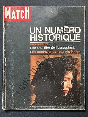 PARIS MATCH-N°765-7 DECEMBRE 1963-UN NUMERO HISTORIQUE