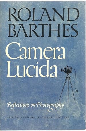 Imagen del vendedor de Camera Lucida: Reflections on Photography a la venta por Sabra Books