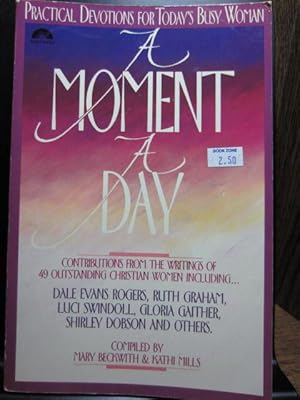 Image du vendeur pour A MOMENT A DAY mis en vente par The Book Abyss