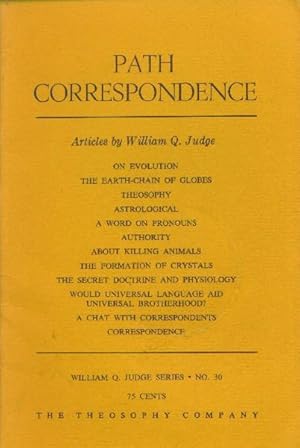 Path Correspondence (William Q. Judge Series No. 30)