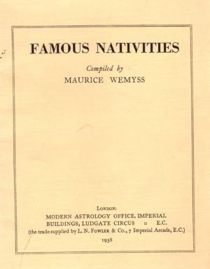 Seller image for Famous Nativities for sale by Clausen Books, RMABA