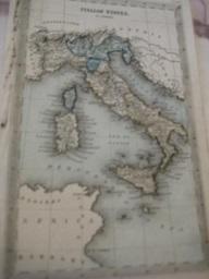 Orig. Landkarte "Italian States"