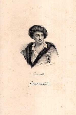 Seller image for Fontenelle. Lithographie-Portrt von Delpech. for sale by Antiquariat Dennis R. Plummer