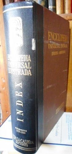 ENCICLOPEDIA UNIVERSAL ILUSTRADA EUROPEO-AMERICANA INDEX Suplemento anual 1934-1980