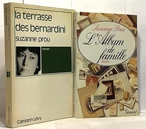 Image du vendeur pour La terrasse des bernardini + l'album de famille --- 2 livres mis en vente par crealivres