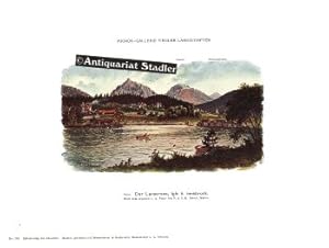 Mignon-Gallerie. Tiroler Landschaften. Serie Igls b. Innsbruck. Nr. 292 "Der Lansersee" Seinen ve...