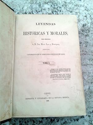 Imagen del vendedor de LEYENDAS HISTRICAS Y MORALES. Tomo I y II. Completo a la venta por Itziar Arranz Libros & Dribaslibros