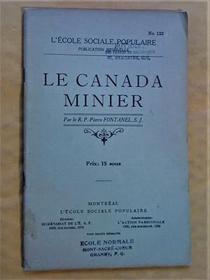 Seller image for Le Canada minier for sale by Claudine Bouvier