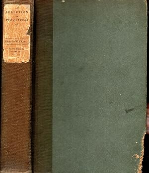 Seller image for A Selection of the Letters of Horace Walpole: Volume One (1) for sale by Dorley House Books, Inc.