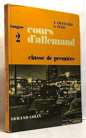 Seller image for Cours d'allemand - classe de premire - langue II for sale by crealivres