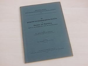 Zur geologischen und palaeogeographischen Geschichte von Oberpfalz und Regensburg zugleich von de...